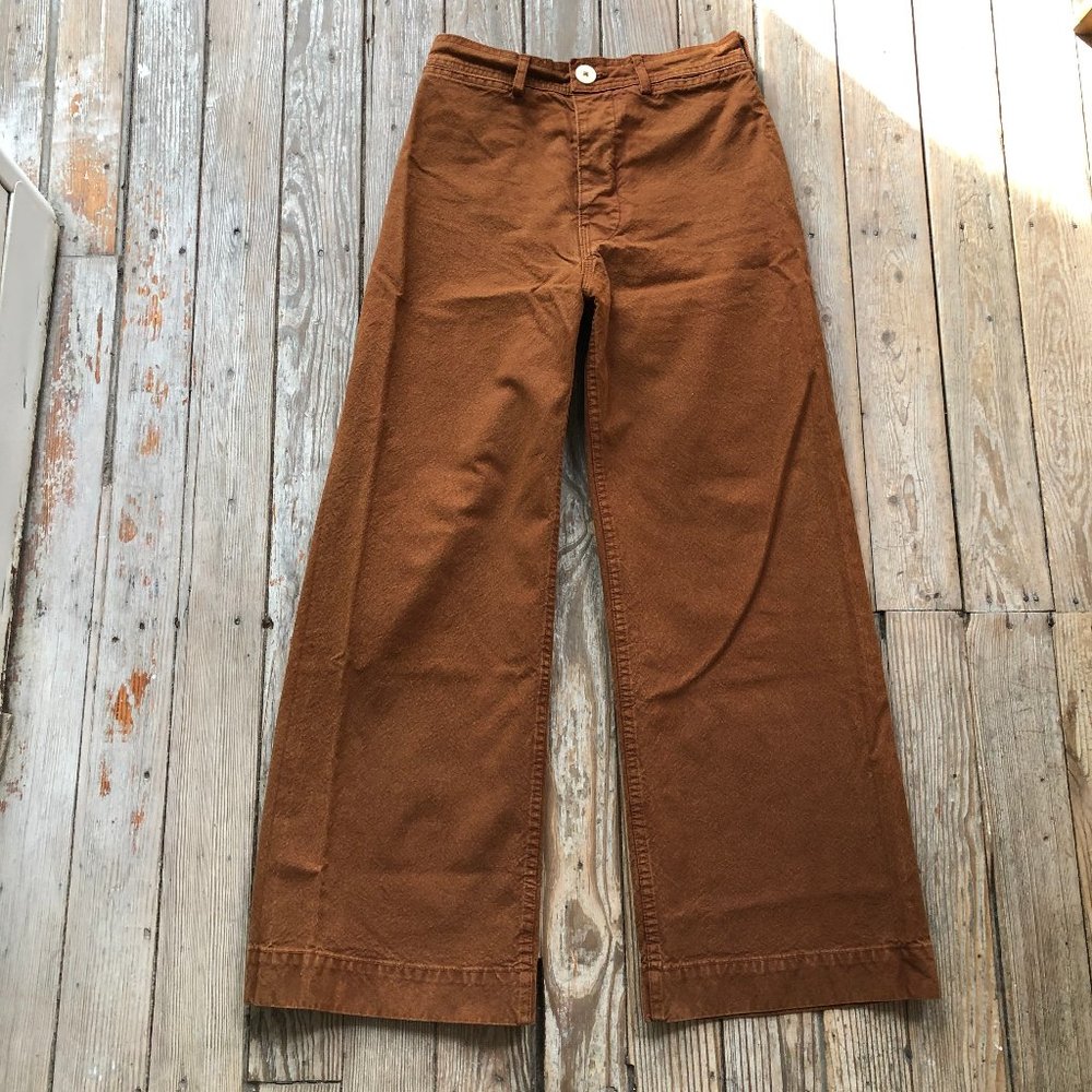 Jesse Kamm Sailor Pant in color SKIN/ TONE 34